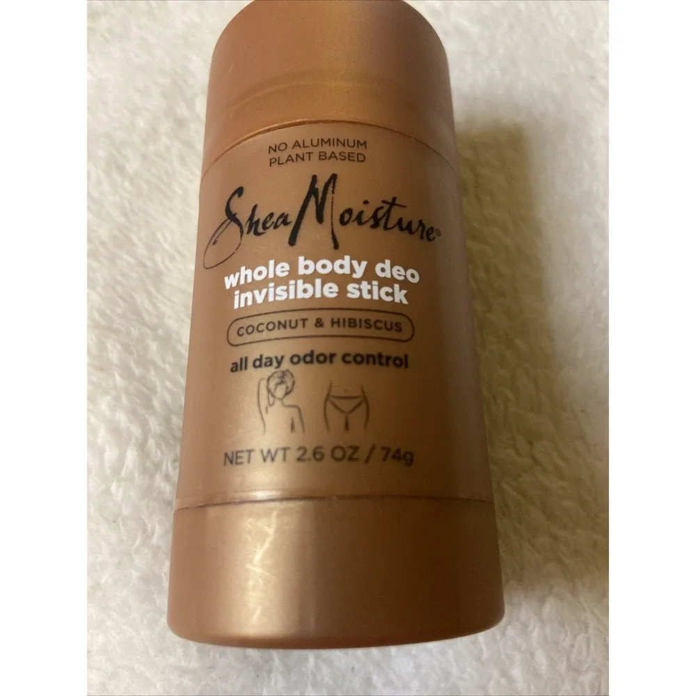 Shea Moisture Coconut & Hibiscus Whole Body Invisible Stick Deodorant 2.6 oz
